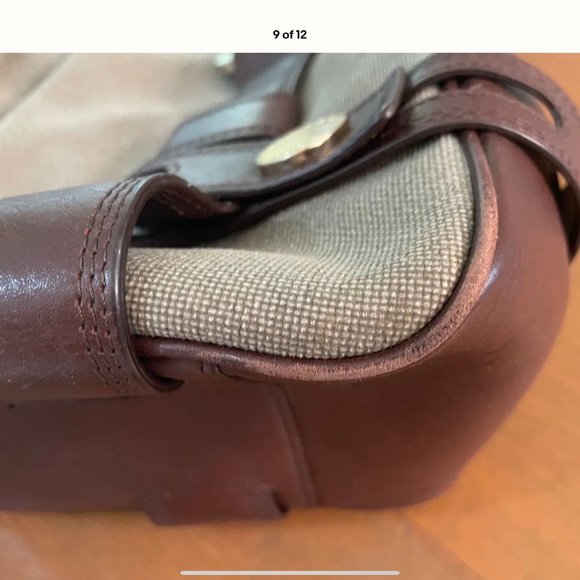 Michael Kors Large Canvas and Leather Harness Grab Handbag - Picture 8 of 16